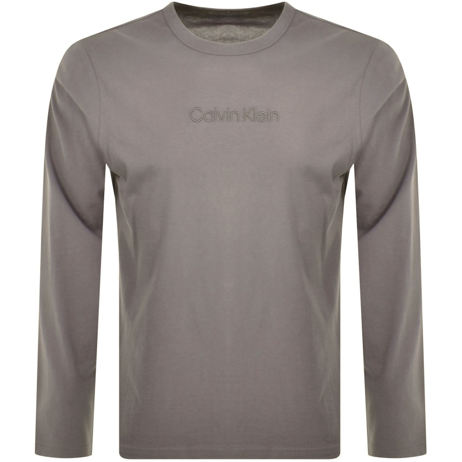 Calvin Klein Lounge Long Sleeve T Shirt Grey male Medium